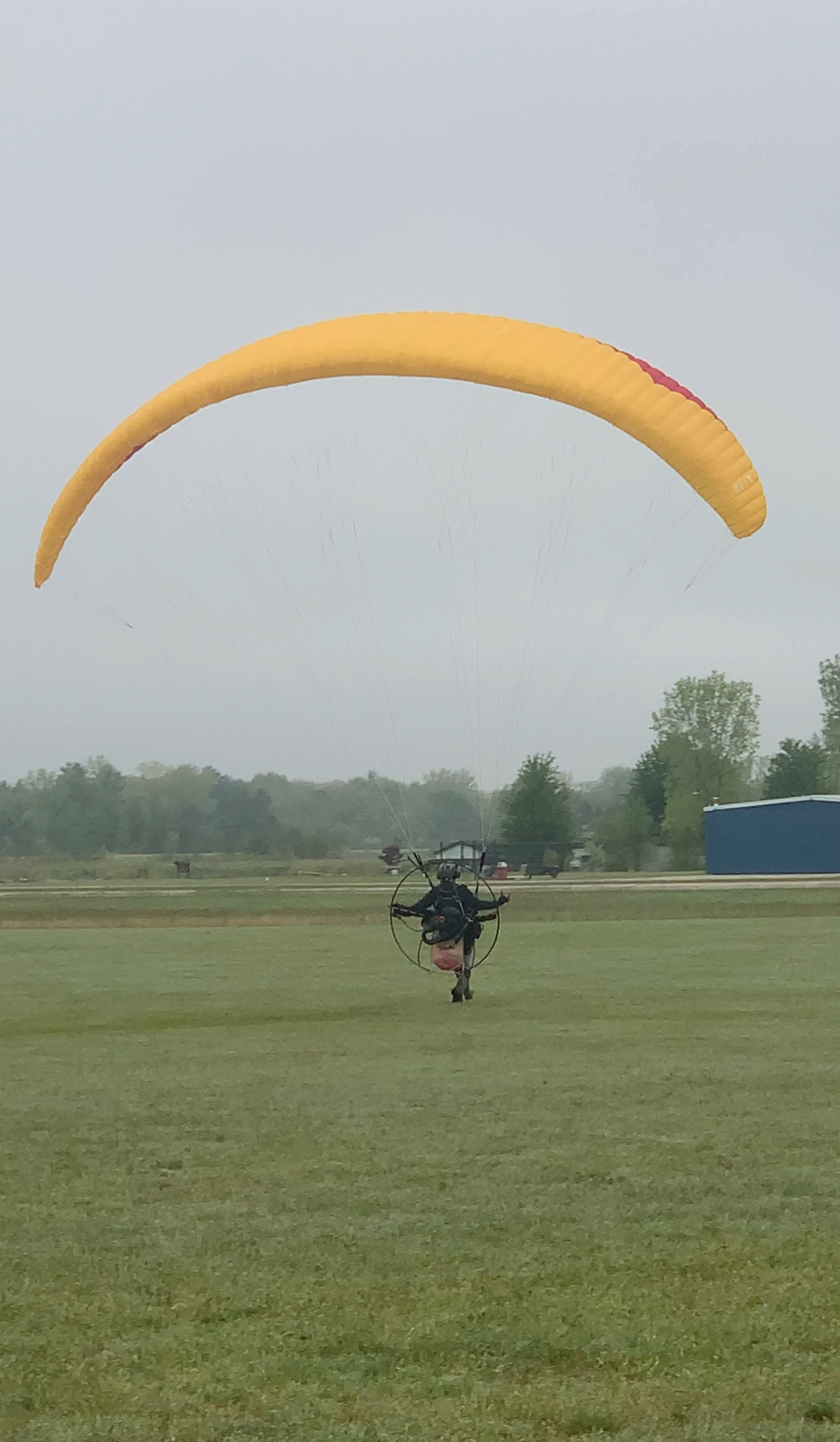 Metal Sky High student ready to become a paramotor pilot